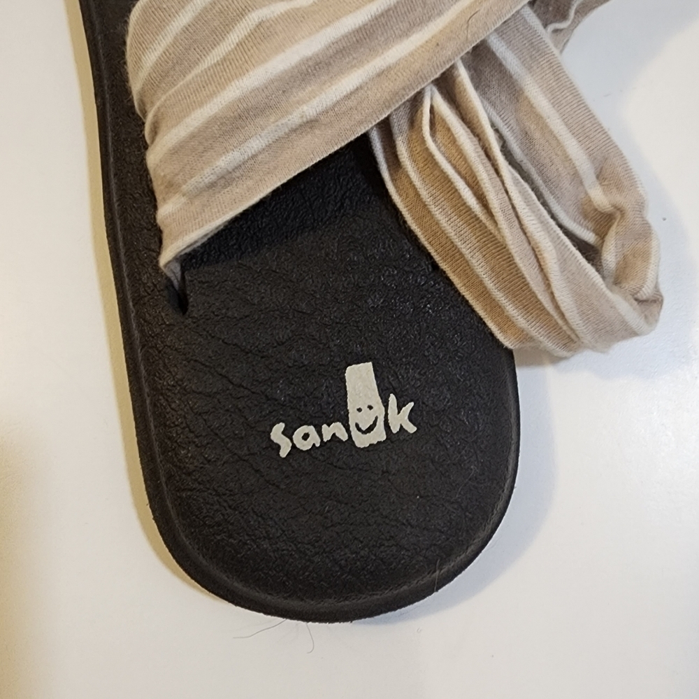 SANUK Yoga sling Fabric sandals size 9 - Picture 2 of 10